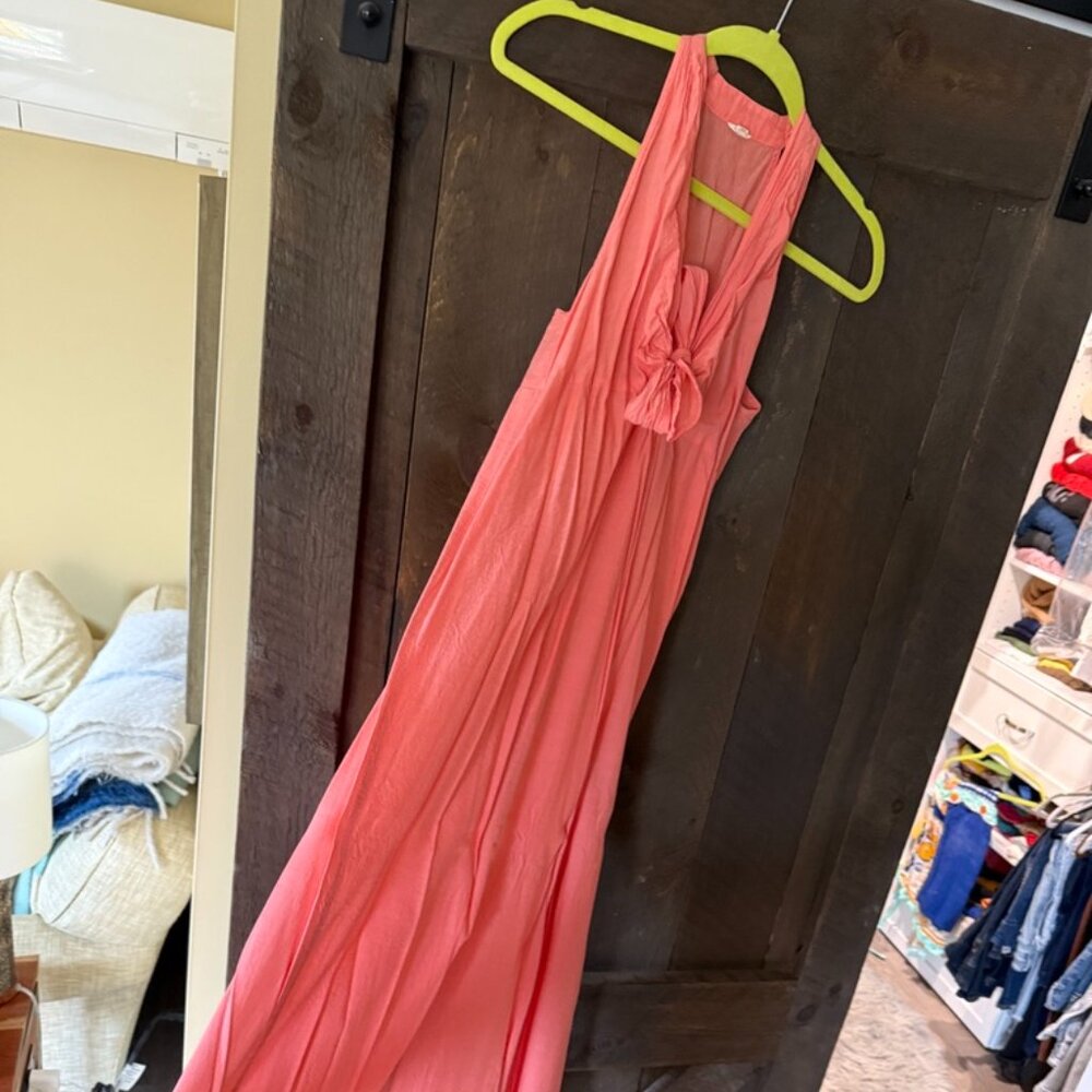 J. Crew Maxi Dress. V neck with Recer style back